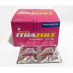 ITRAZOLE (itraconazole) 100mg　4caps x 25シート（1箱）:個人輸入代行Yokohama Media