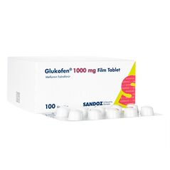 グルコフェン1000mg100錠 1箱:個人輸入代行Yokohama Media