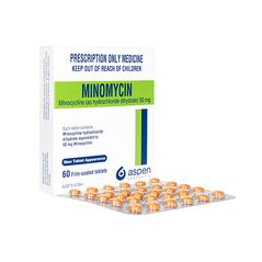 ミノマイシン50mg60錠 1箱:個人輸入代行Yokohama Media