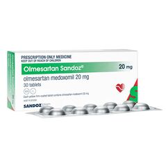 オルメサルタン20mg30錠 1箱:個人輸入代行Yokohama Media