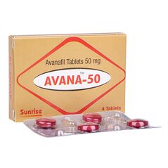 Avana50mg4錠 1箱:個人輸入代行Yokohama Media