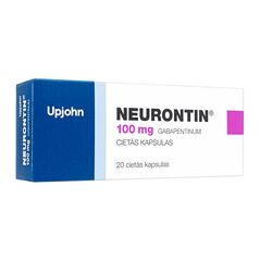 ニューロチン100mg20錠 1箱:個人輸入代行Yokohama Media