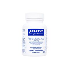 アルファリポイックアシッド200mg60錠(PureEncapsulations) 1本:個人輸入代行Yokohama Media