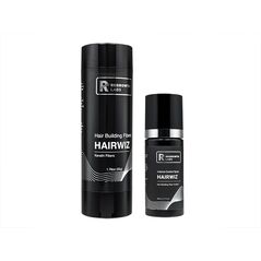 (リグロースラボ)ヘアウィズ・ヘアビルディングファイバー(アッシュグレー)50g1本+ボリュームコントロールスプレー80ml 1セット:個人輸入代行Yokohama Media