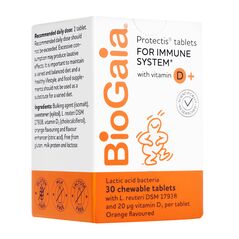 プロテクティスウィズビタミンD+30錠(BioGaia) 1箱:個人輸入代行Yokohama Media