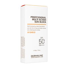 (Dermaline)プロフェッショナルマルチアクションサンブロックSPF50+_50g 1箱:個人輸入代行Yokohama Media