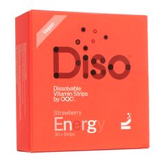 エナジー30枚・ストロベリー味(Diso) 1箱:個人輸入代行Yokohama Media