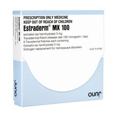 エストラダームMX100_3mg8枚 1箱:個人輸入代行Yokohama Media