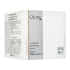 (Olay)ナチュラルホワイトUVナチュラルライトニングクリームSPF18_100g 1箱:個人輸入代行Yokohama Media