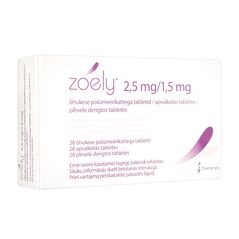 ゾーリー[2.5mg+1.5mg]28錠 1箱:個人輸入代行Yokohama Media