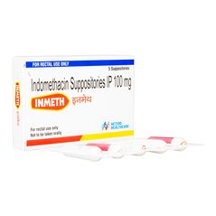 インメス座薬100mg5錠 1箱:個人輸入代行Yokohama Media