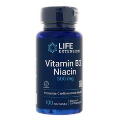 ビタミンB3ナイアシン500mg100錠(LifeExtension) 1本:個人輸入代行Yokohama Media