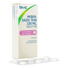 メベンダゾール100mg6錠 1箱:個人輸入代行Yokohama Media