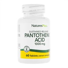 サステインドリリースパントテン酸1000mg60錠(NaturesPlus) 1本:個人輸入代行Yokohama Media