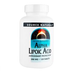 アルファリポ酸200mg120錠(SourceNaturals) 1本:個人輸入代行Yokohama Media