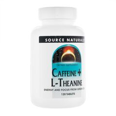 カフェイン+L-テアニン120錠(SourceNaturals) 1本:個人輸入代行Yokohama Media
