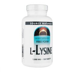 L-リジン1000mg100錠(SourceNaturals) 1本:個人輸入代行Yokohama Media