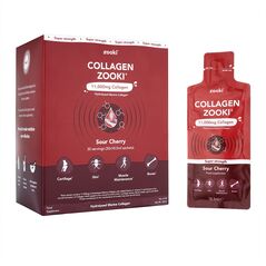 コラーゲンズーキ11000mg18.5ml30袋・サワーチェリー味(Zooki)[ヤマト便] 1箱:個人輸入代行Yokohama Media