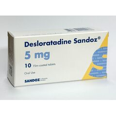 デスロラタジンDesloratadine Sandoz 5mg 10錠入り1箱:個人輸入代行Yokohama Media