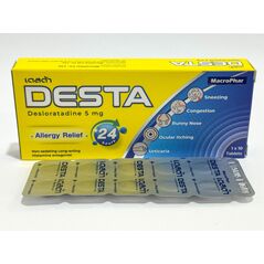 デスタDESTA(Desloratadine 5mg) 10錠入り:個人輸入代行Yokohama Media