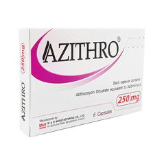 アジスロ250mg6錠:個人輸入代行Yokohama Media