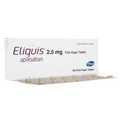 エリキュース2.5mg56錠:個人輸入代行Yokohama Media