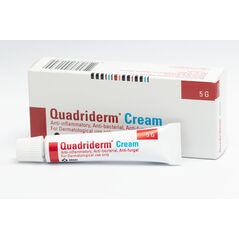 クアドリダームクリーム Quadriderm Cream 5g:個人輸入代行Yokohama Media