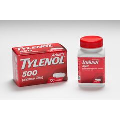 TYLENOL 500mg 100錠入り1ボトル