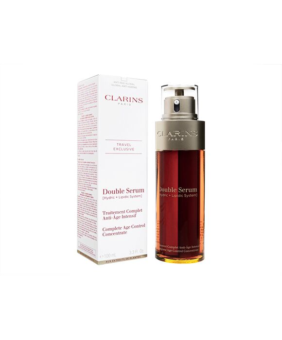 (Clarins)ダブルセラム・コンプリートエイジコントロールコンセントレイト100ml  1本:個人輸入代行Yokohama Media