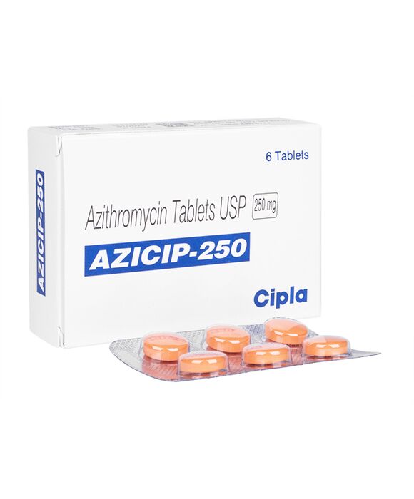 (Cipla)アジシップ250mg6錠 1箱:個人輸入代行Yokohama Media