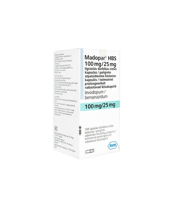 マドパーHBS100mg/25mg100錠 1箱:個人輸入代行Yokohama Media