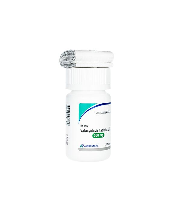 バラシクロビル500mg30錠 1本:個人輸入代行Yokohama Media