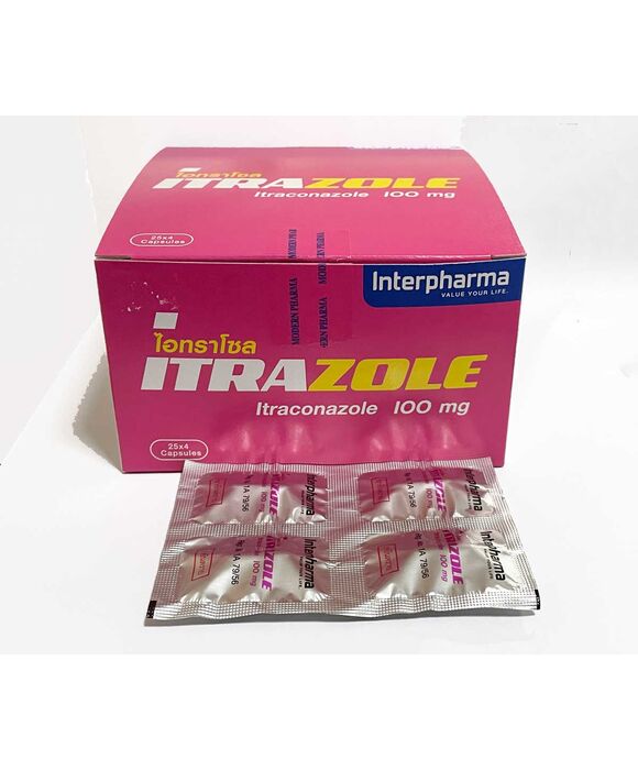 ITRAZOLE (itraconazole) 100mg　4caps x 25シート（1箱）:個人輸入代行Yokohama Media