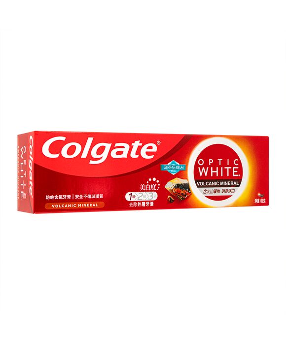 (Colgate)オプティックホワイトボルカニックミネラル100g 1箱:個人輸入代行Yokohama Media