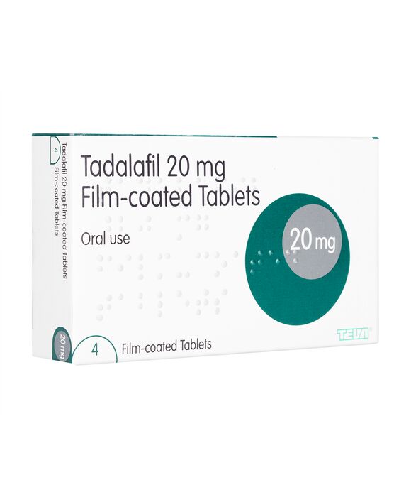 タダラフィル20mg4錠(TEVA) 1箱:個人輸入代行Yokohama Media