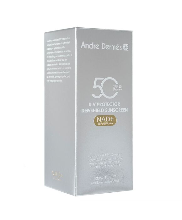 (AndreDermes)UVプロテクターデューシールドサンスクリーンNAD+SPF50_30ml 1箱:個人輸入代行Yokohama Media
