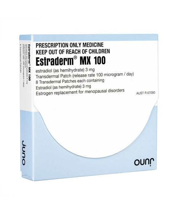 エストラダームMX100_3mg8枚 1箱:個人輸入代行Yokohama Media