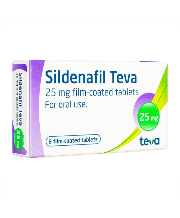 (TEVA)シルデナフィル25mg8錠 1箱:個人輸入代行Yokohama Media