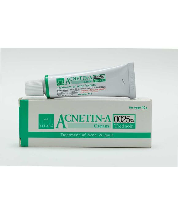 アクネチンＡ(トレチノイン)0.025% ACNETIN-A Tretinoin 0.025% 10g タイ発送:個人輸入代行Yokohama Media