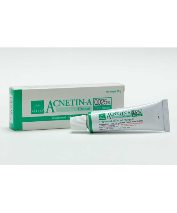 アクネチンＡ(トレチノイン)0.025% ACNETIN-A Tretinoin 0.025% 10g タイ発送:個人輸入代行Yokohama Media