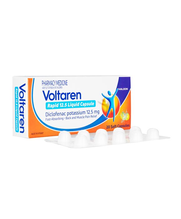 ボルタレンラピッド12.5mg20錠 1箱:個人輸入代行Yokohama Media