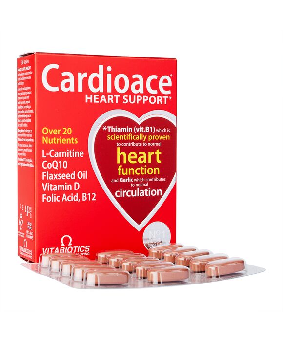 カーディオエース・ハートサポート30錠(Vitabiotics) 1箱:個人輸入代行Yokohama Media