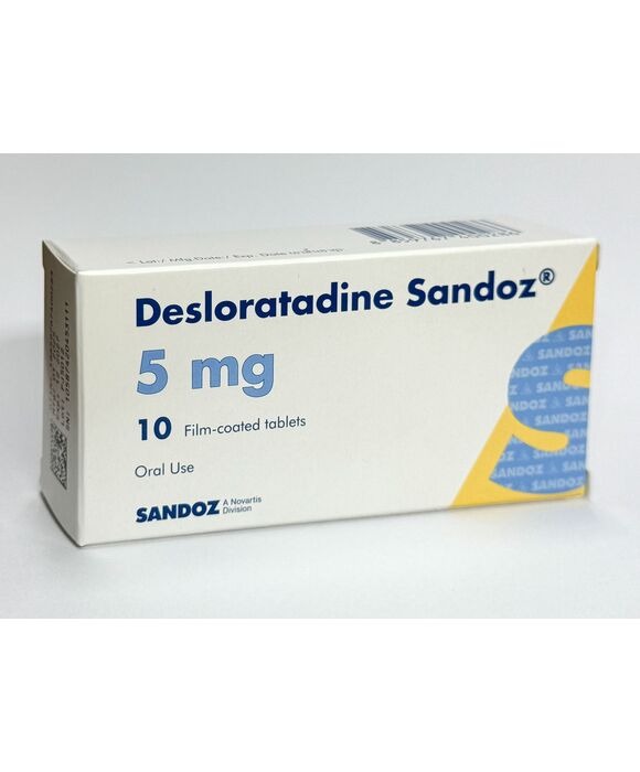 デスロラタジンDesloratadine Sandoz 5mg 10錠入り1箱:個人輸入代行Yokohama Media