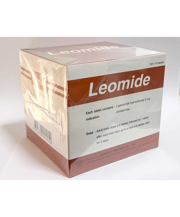 レオミドLEOMIDE(ロペラミド Loperamide HCL 2mg) 100カプセル入り1箱:個人輸入代行Yokohama Media