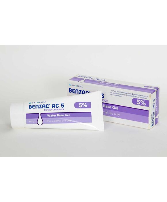 ベンザックジェルBENZAC AC 5　(Benzoyl Peroxide 5%) 60g:個人輸入代行Yokohama Media