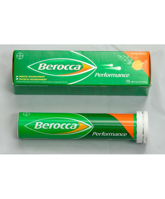 ベロッカ Berocca 発泡錠 オレンジフレーバーorange flavor 15錠:個人輸入代行Yokohama Media
