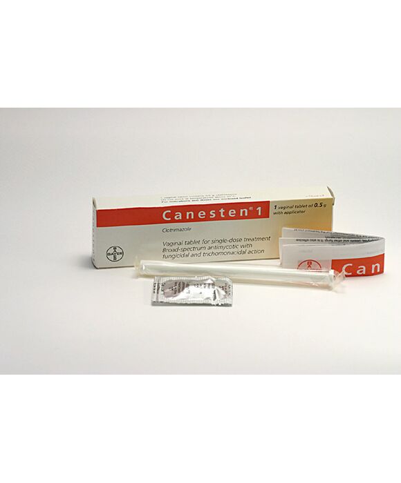 CANESTEN-1 (Clotrimazole　クロトリマゾール)500mg１錠入り:個人輸入代行Yokohama Media