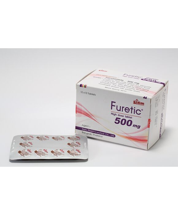 FURETIC (Furosemide500mg) 10錠×10シート:個人輸入代行Yokohama Media