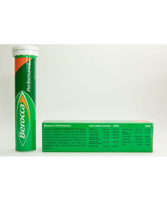 ベロッカ Berocca 発泡錠 オレンジフレーバーorange flavor 15錠:個人輸入代行Yokohama Media