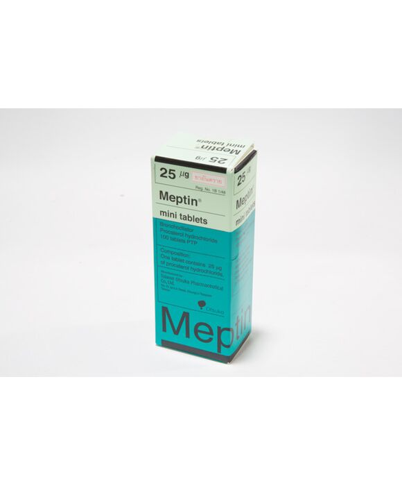 メプチン・ミニ錠MEPTIN MINI TABLET (塩酸プロカテロール25mcg)100錠×:個人輸入代行Yokohama Media